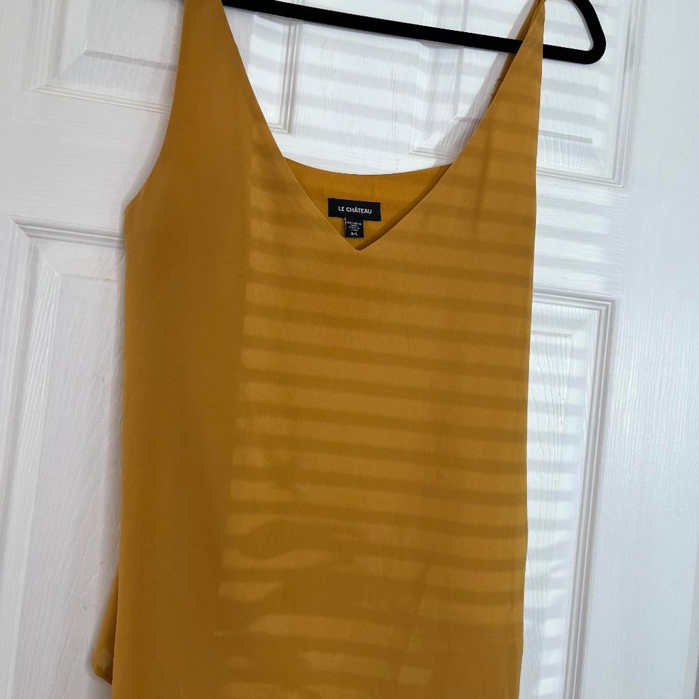 Yellow Spaghetti Top